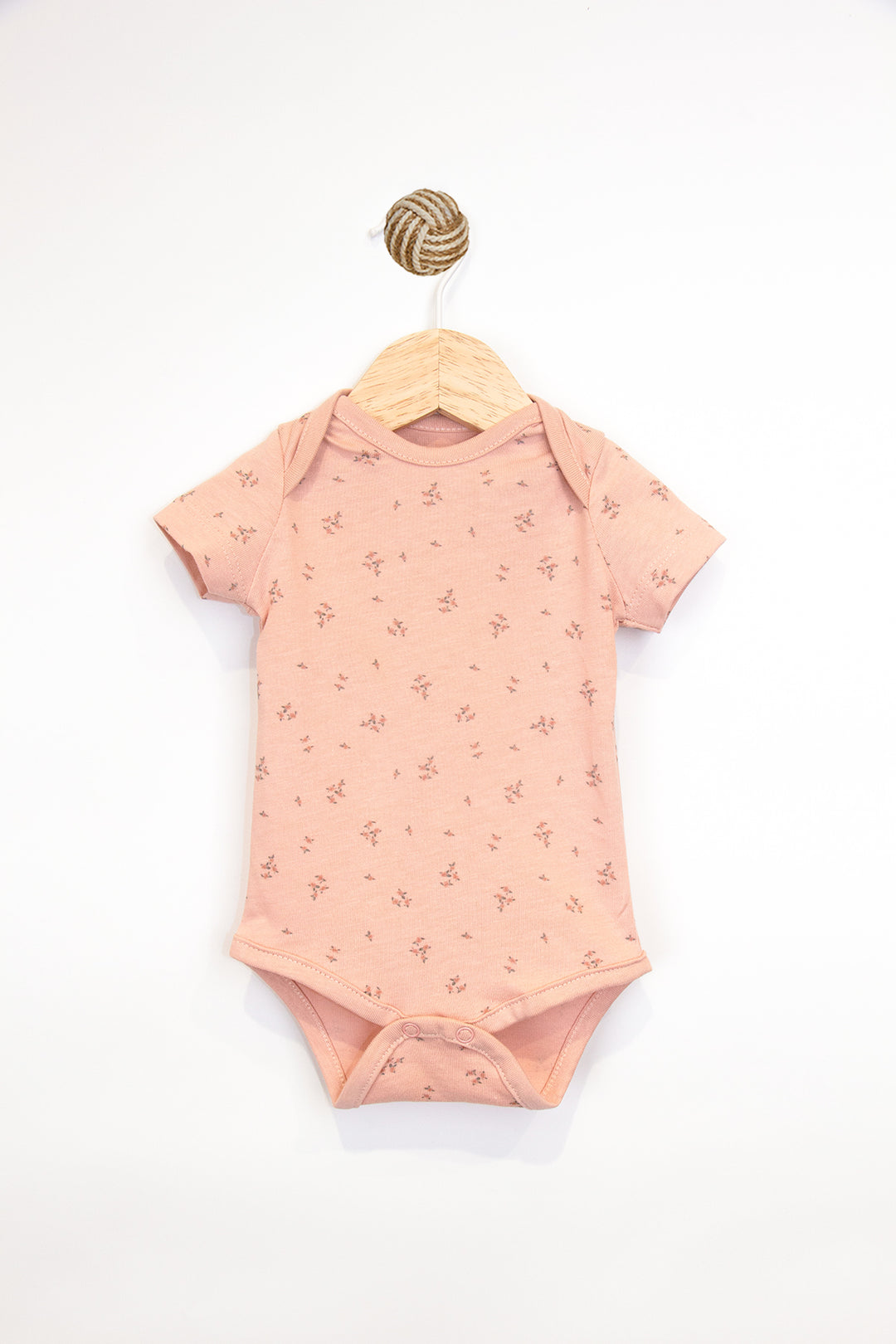 Soft Touch Çiçekli Kısa Kollu 2'li Kız Bebek Zıbın Body Set