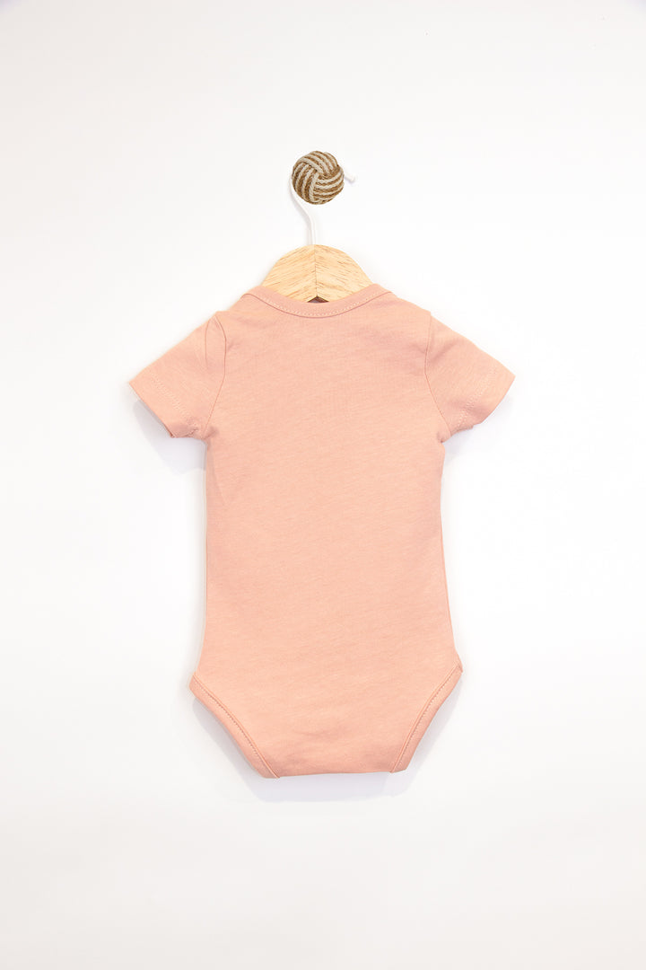 Soft Touch Çiçekli Kısa Kollu 2'li Kız Bebek Zıbın Body Set