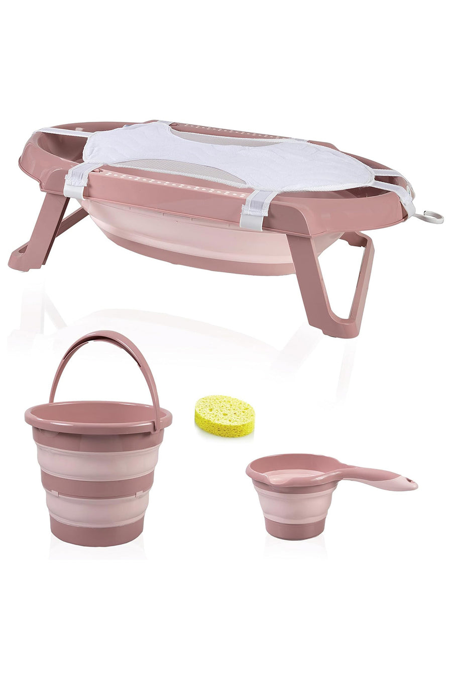 Babyjem Katlanabilir Bebek 3'lü Küvet Banyo Seti