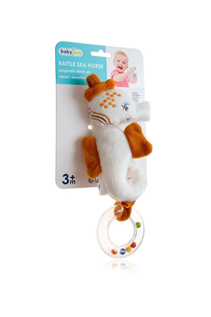 Babyjem Çıngıraklı Peluş 3 Ay Üzeri Denizatı Oyuncak