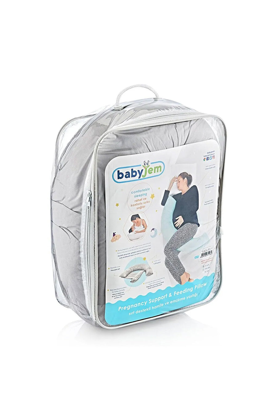 Babyjem Sırt Destekli Hamile ve Emzirme Yastık