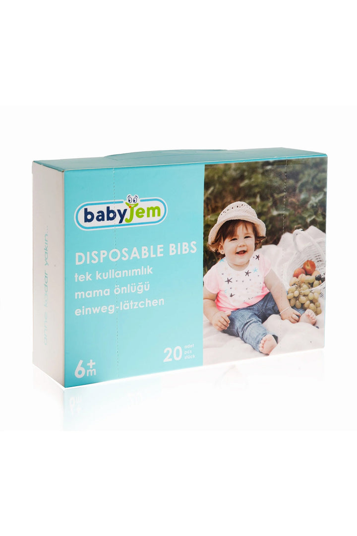 Babyjem Tek Kullanımlık Hijyenik 20'li Mama Önlüğü