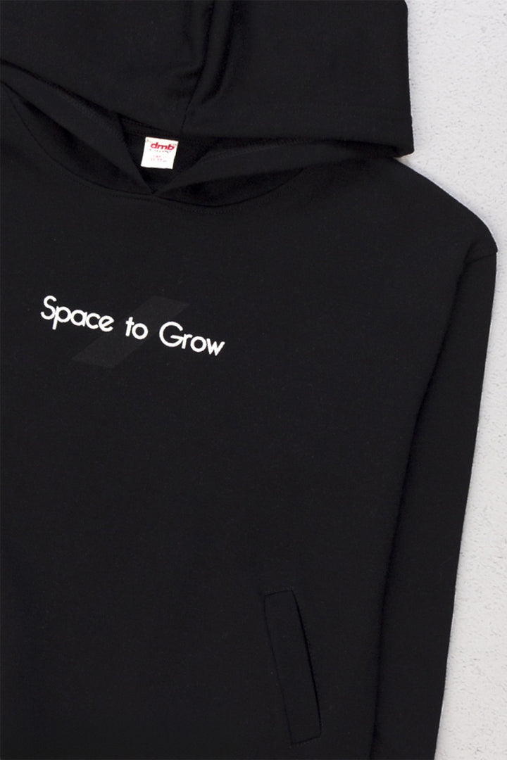 Erkek Çocuk Kapüşonlu Eşofman Takım Oversize Space To Grow Baskılı