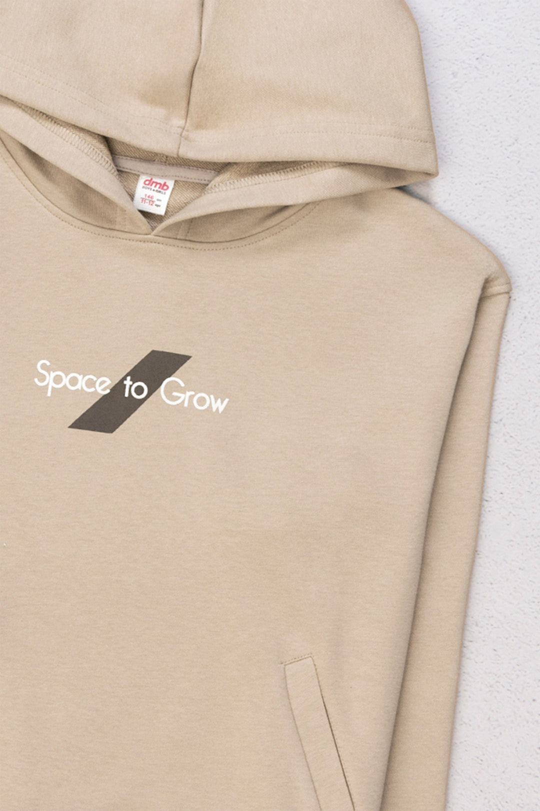 Erkek Çocuk Kapüşonlu Eşofman Takım Oversize Space To Grow Baskılı