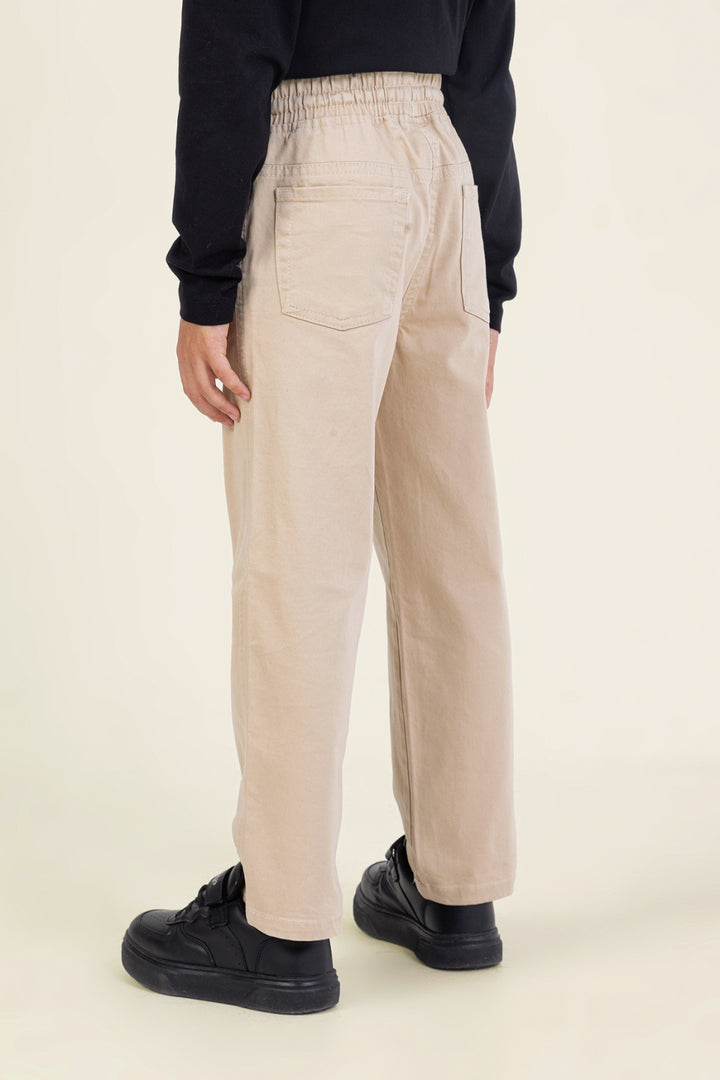Erkek Çocuk Rahat Kesim Gabardin Pantolon