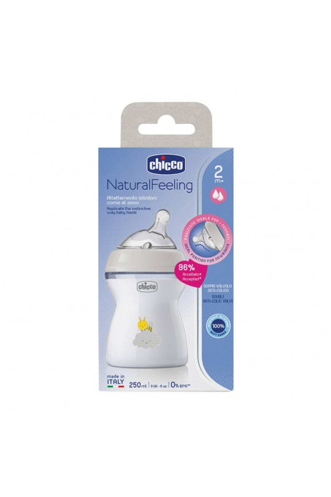 CHİCCO NATURALFEELING PP BİBERON 2 AY+ 250 ML