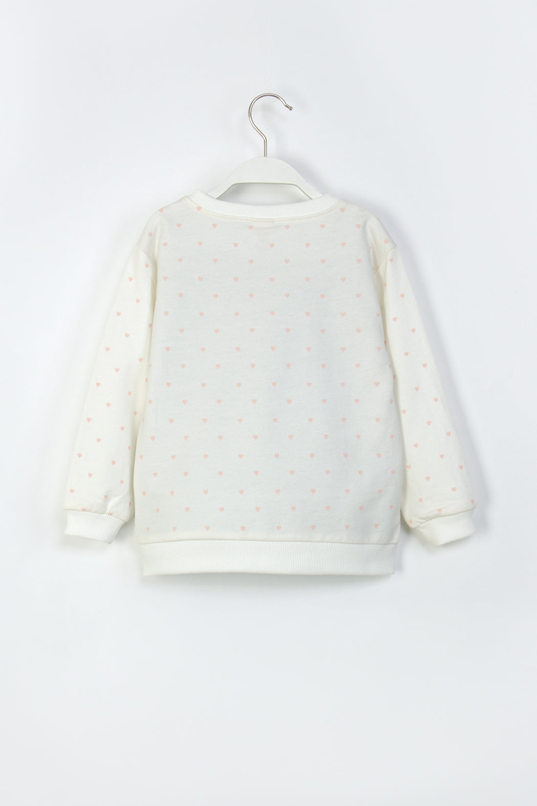 Kız Çocuk Kalp ve Kiraz Desenli Taytlı Takım