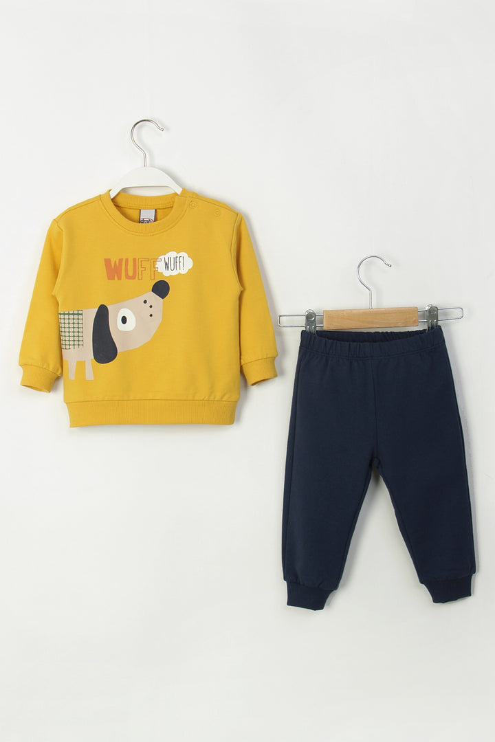 Erkek Çocuk Hayvan Baskılı Alt-Üst Takım