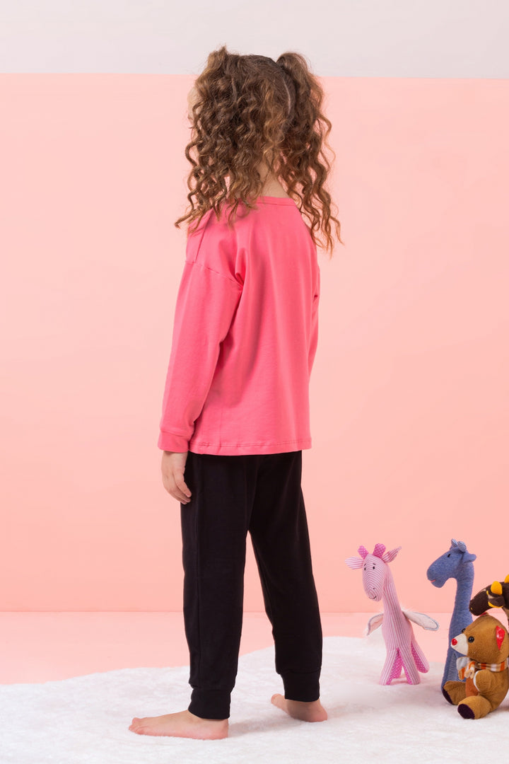 Kız Çocuk Prenses Baskılı İkili Takım