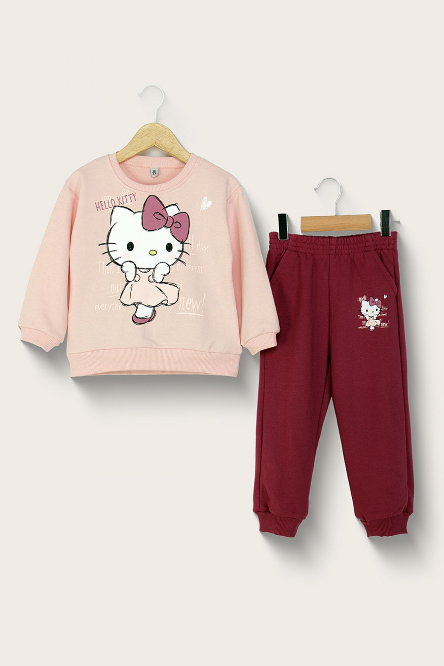 Kız Çocuk Hello Kitty Eşofman Takımı