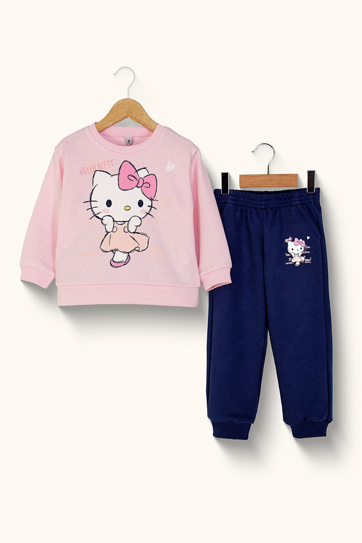 Kız Çocuk Hello Kitty Eşofman Takımı