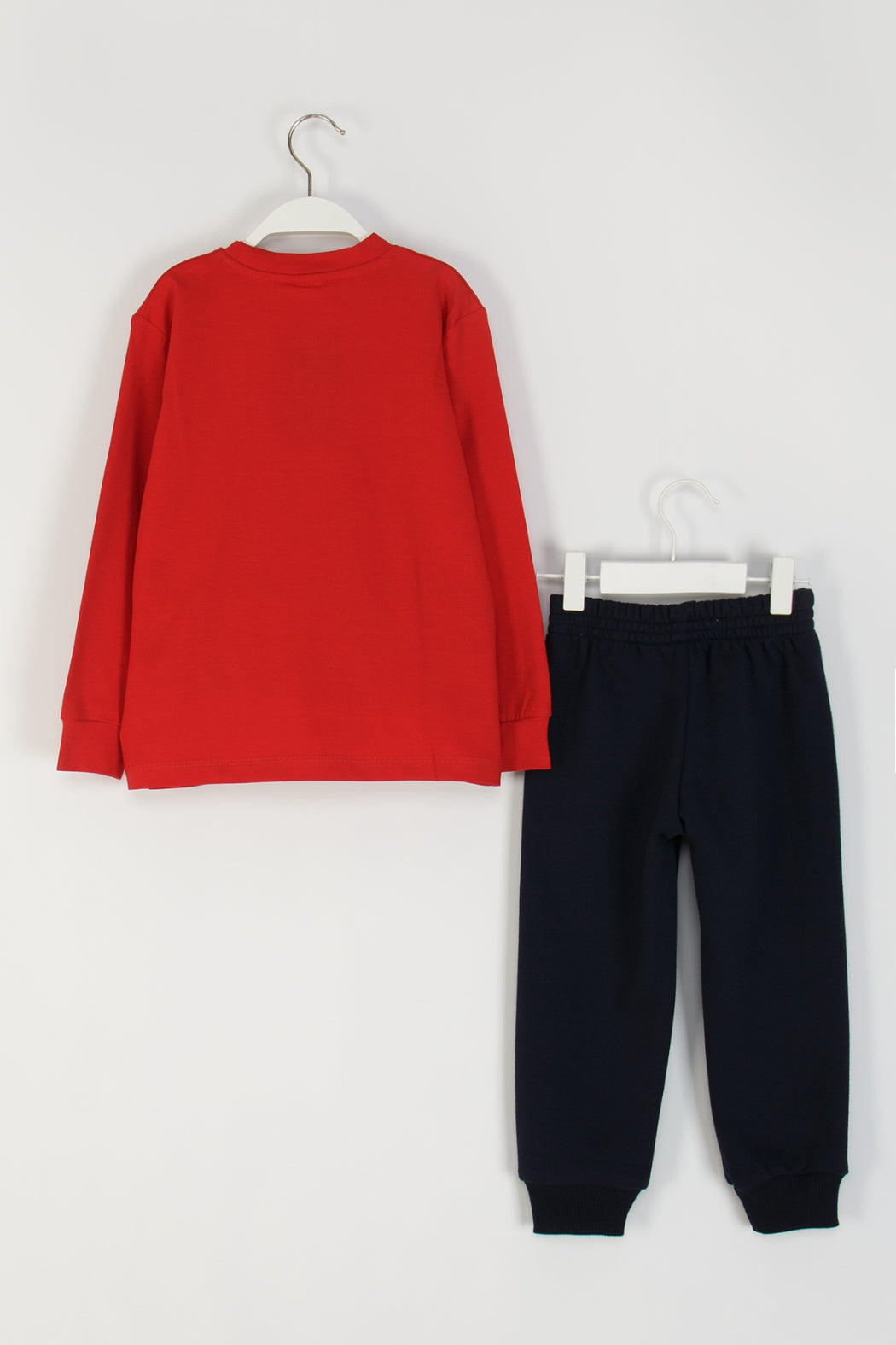 Erkek Çocuk Baskılı Alt-Üst Takım Yumuşak Pamuklu Beli Lastikli Eşofman Takımı