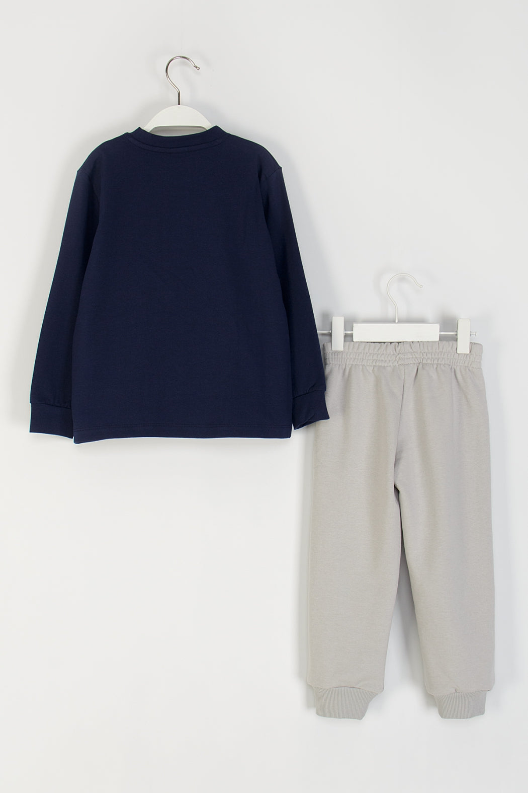Erkek Çocuk Baskılı Alt-Üst Takım Yumuşak Pamuklu Beli Lastikli Eşofman Takımı