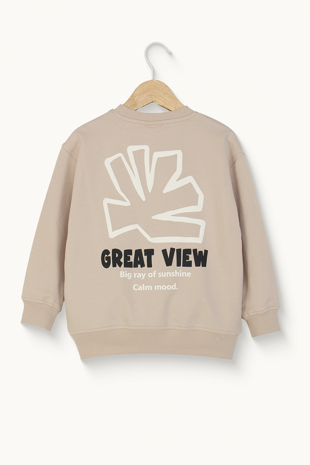 Erkek Çocuk Yazı ve Grafik Baskılı Sweatshirt Pamuklu Rahat Kalıp