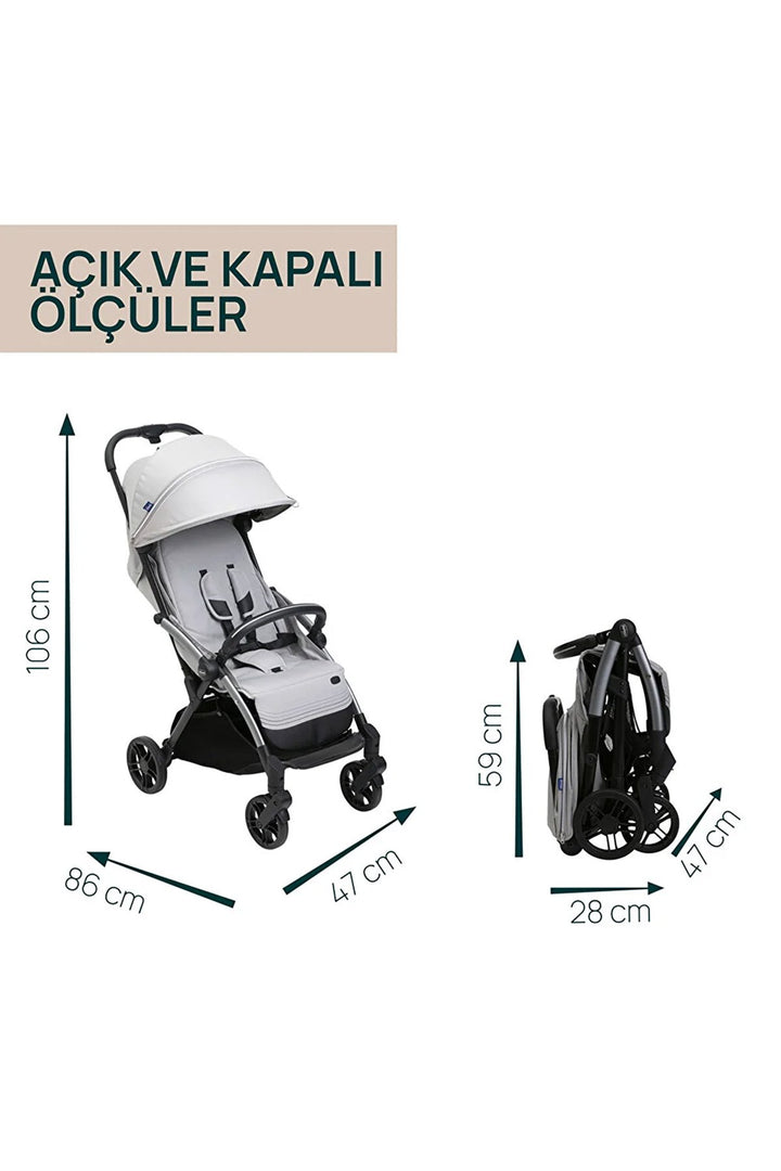 Goody XPlus Travel Set Bebek Arabası Kory Oto Koltuğu Ana Kucağı Adaptörü Doğumdan İtibaren Kullanım