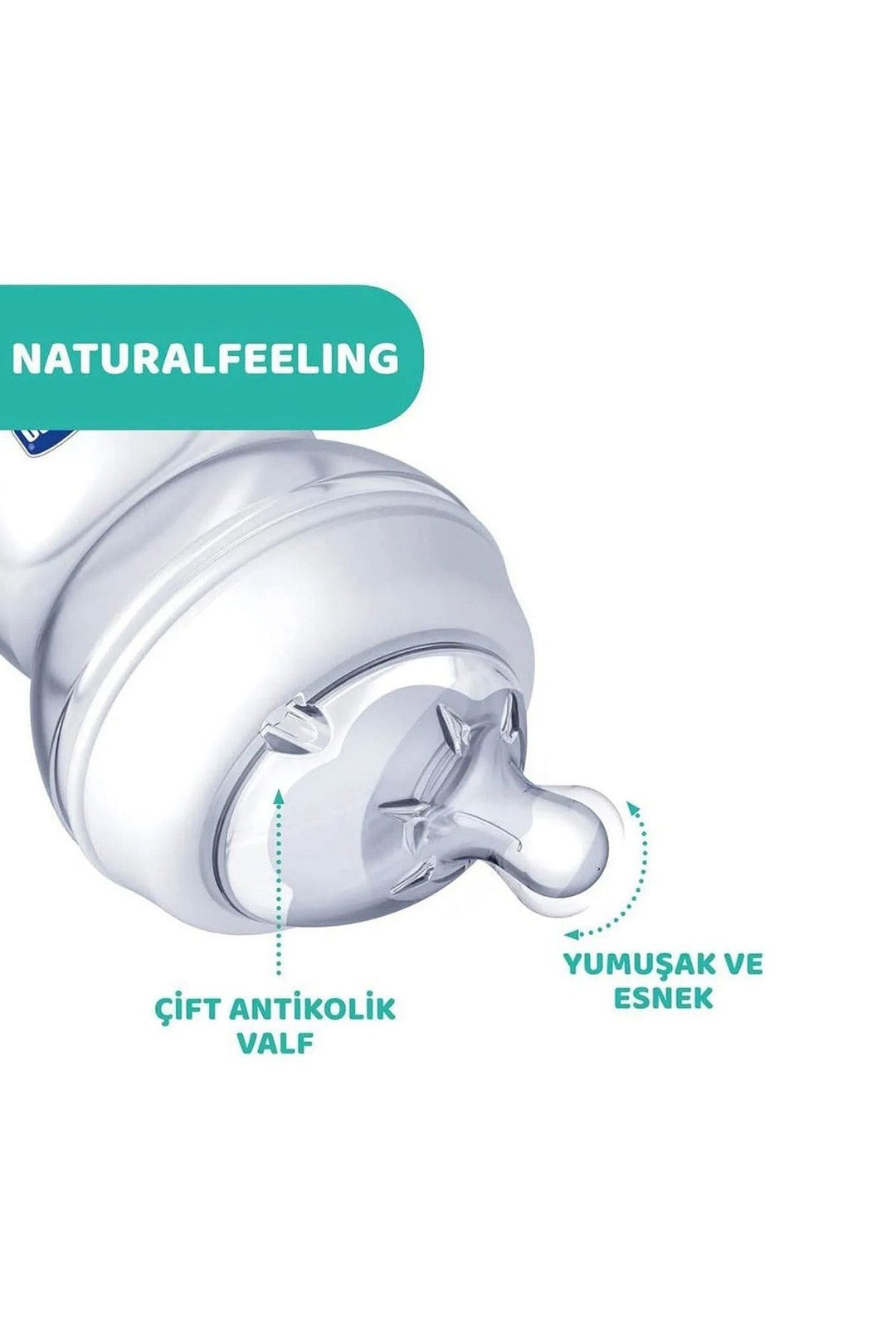 CHİCCO NATURALFEELING CAM BİBERON O AY+ 150 ML