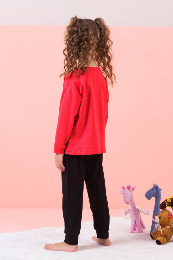 Kız Çocuk Prenses Baskılı İkili Takım