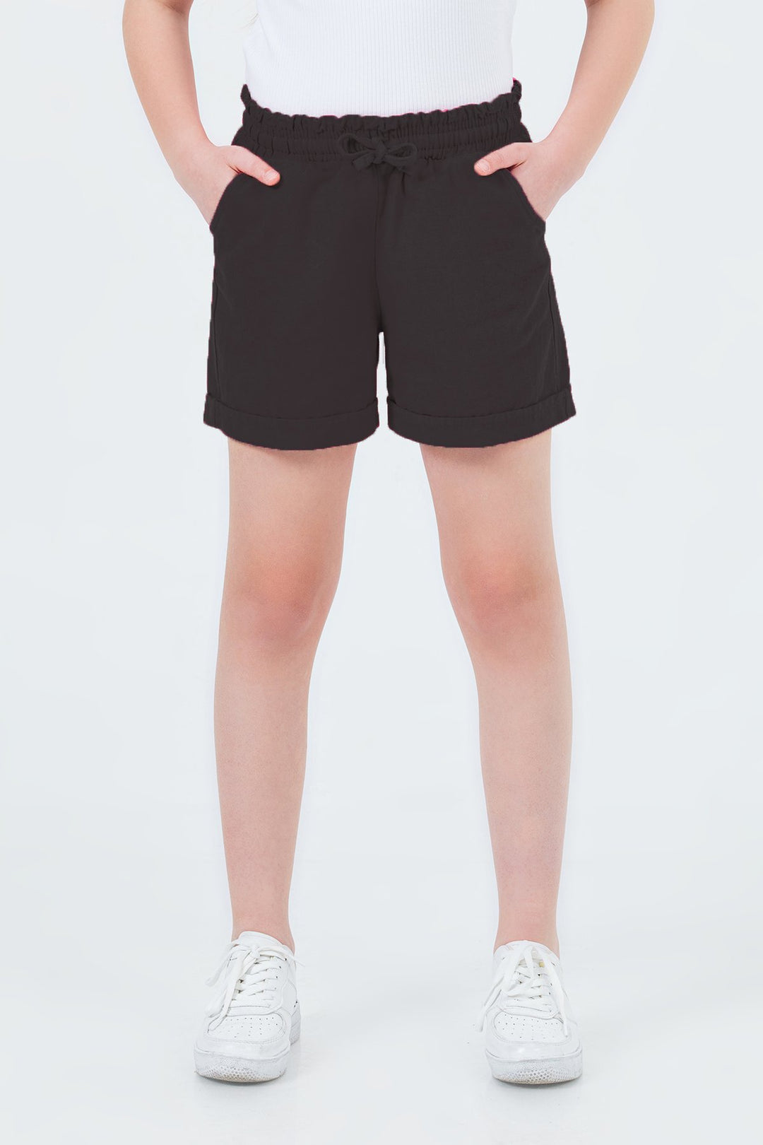 Kız Çocuk Gabardin Şort