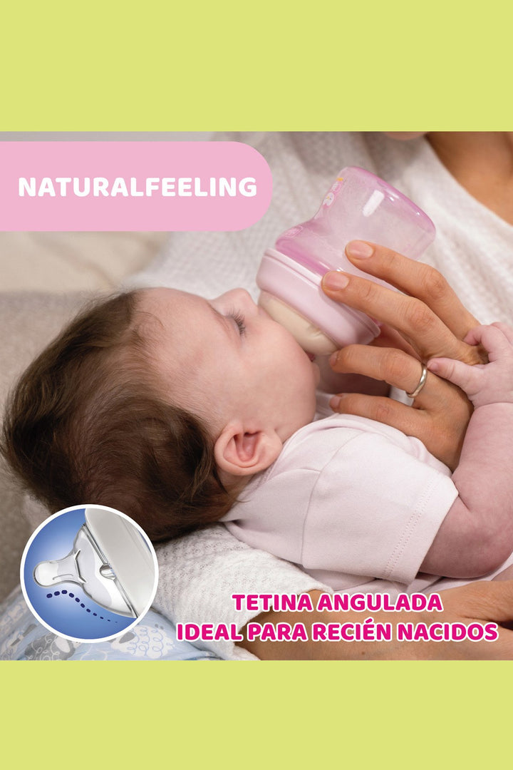 chicco NATURAL FEELING YENİDOĞAN BİBERON SETİ