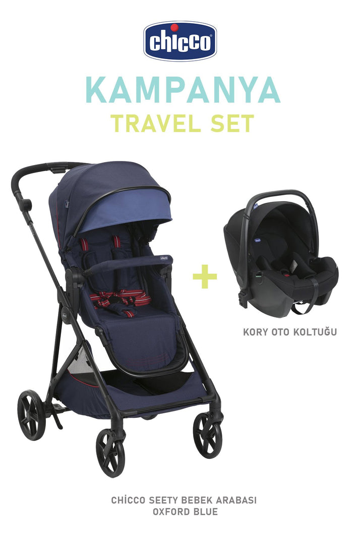 Chicco Seety Bebek Arabası ve Kory Oto Koltuğu Seyahat Seti
