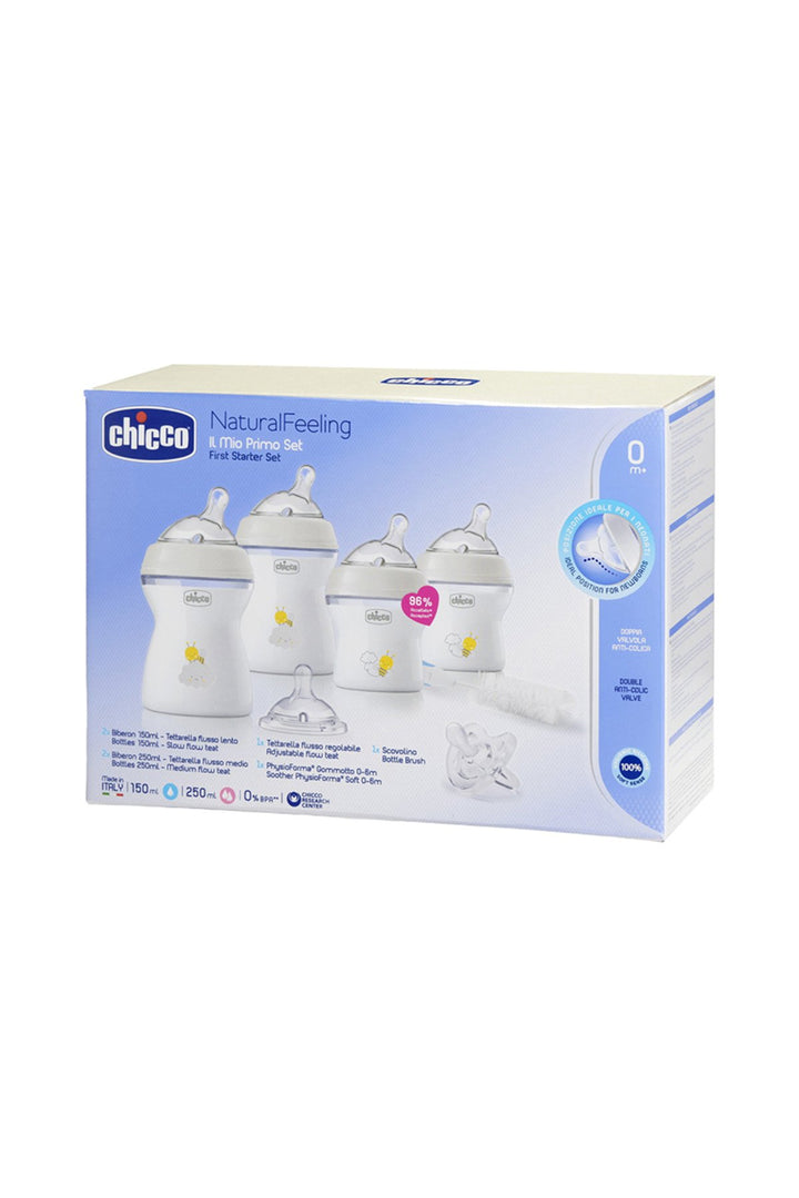 chicco NATURAL FEELING YENİDOĞAN BİBERON SETİ