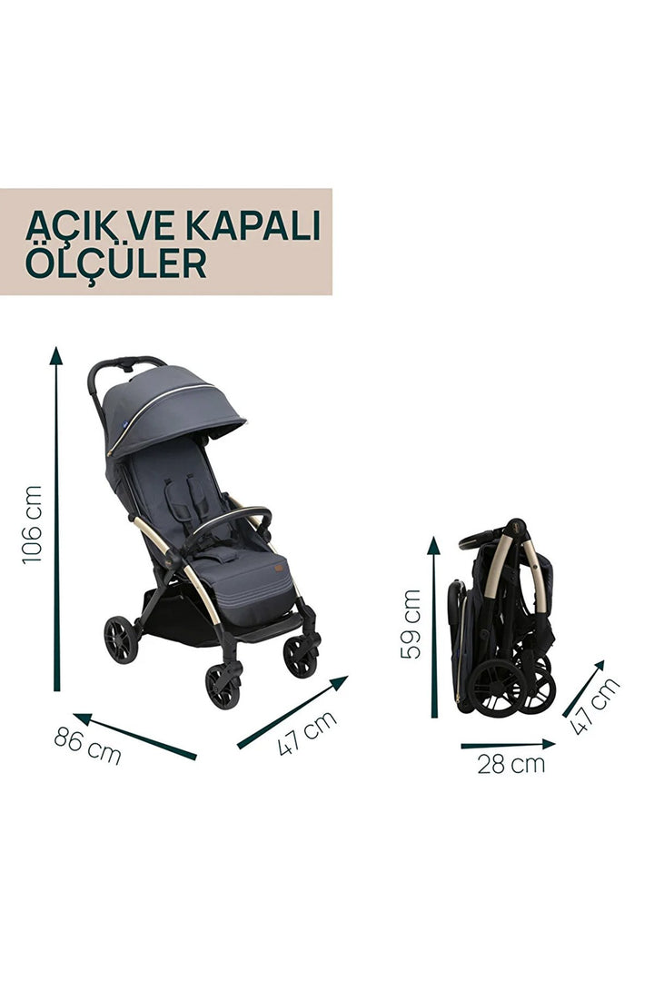 Goody XPlus Travel Set Bebek Arabası Kory Oto Koltuğu Ana Kucağı Adaptörü Doğumdan İtibaren Kullanım